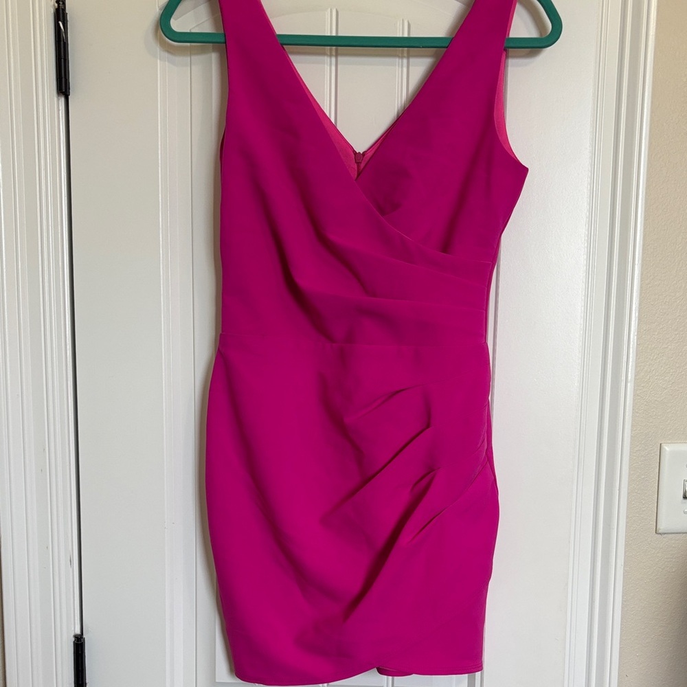 Karlie Fuchsia Mini Dress